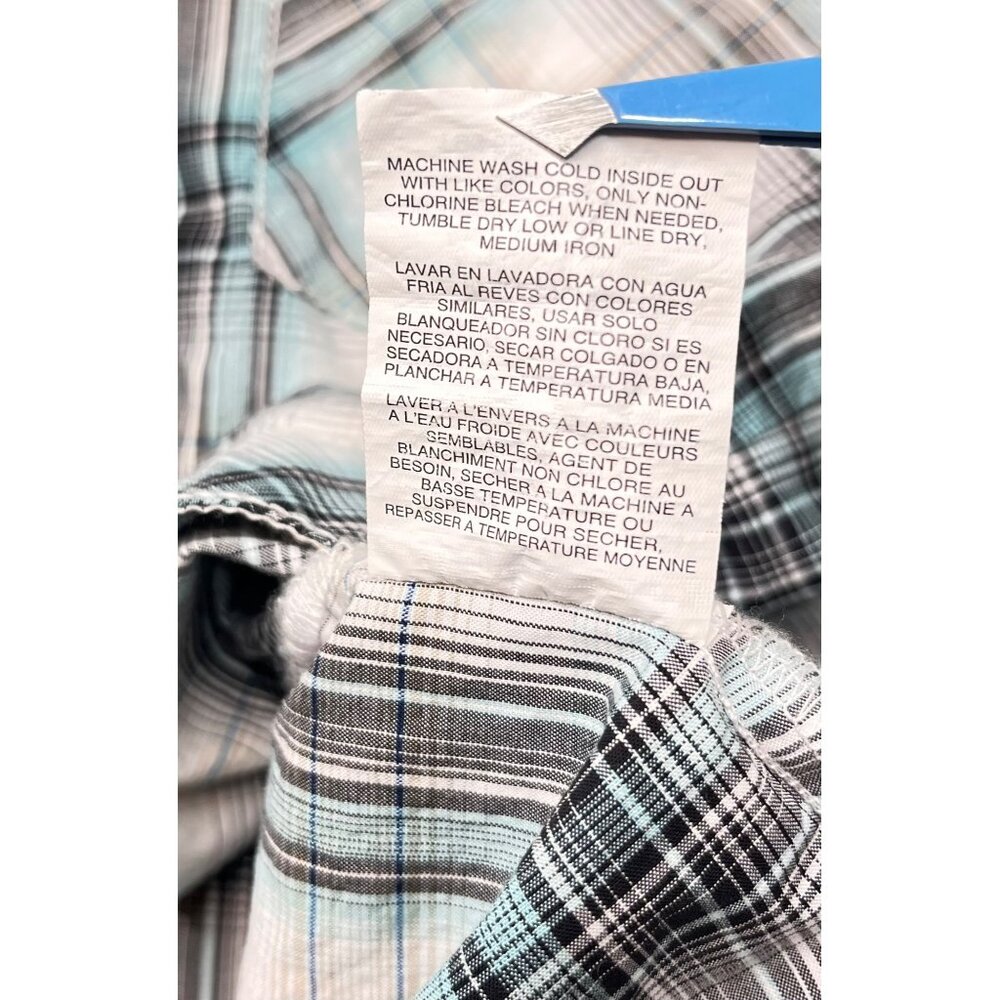 Wrangler Retro Western Plaid Button-Up Shirt Men … - image 8